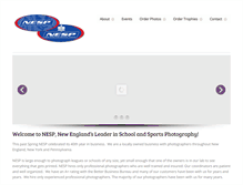 Tablet Screenshot of nesportsphoto.com